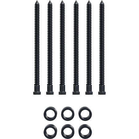 Ekena Millwork Barnfold 4-Door 1/2" Extension Kit, Dark Gray GB6007M4EDG